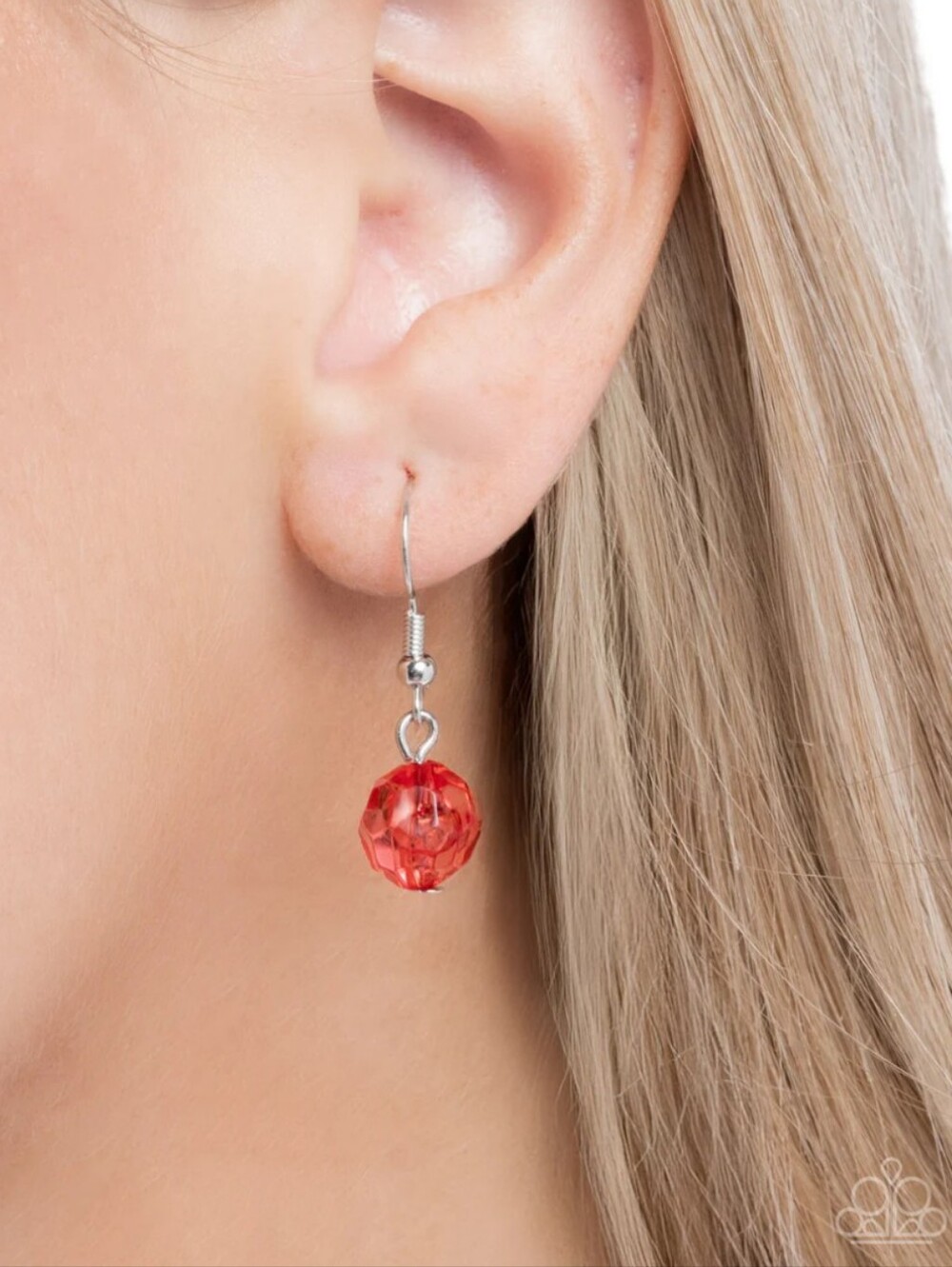 Paparazzi Celebratory Color Reddish Pink Beaded Dangle Earrings New